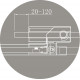 Дверь в проём Cezares SLIDER-B-1-90/100-C-NERO Дверь в проём Cezares SLIDER-B-1-90/100-C-NERO