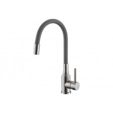 Смеситель для кухни ALVEUS Genesis FLEXA grey SAT