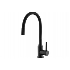 Смеситель для кухни ALVEUS Genesis FLEXA BLACK MATT