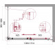 Душевой уголок BelBagno ACQUA-AH-1-130/100-C-Cr Душевой уголок BelBagno ACQUA-AH-1-130/100-C-Cr