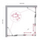 Душевой уголок BelBagno LUCE-A-22-80+25-C-Cr Душевой уголок BelBagno LUCE-A-22-80+25-C-Cr