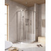Душевой уголок Cezares RELAX-304-R-2-90-C-CR, 90х90х200, профиль хром, стекло прозрачное