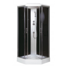 Душевая кабина Niagara Ultra NG-2506-01 (90х90х220) низкий поддон(16см),стекло тонированное,4 места