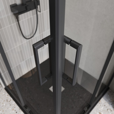 Душевой уголок BelBagno LUCE-A-2-90-C-NERO Душевой уголок BelBagno LUCE-A-2-90-C-NERO