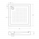 Акриловый поддон 95х95 Cezares TRAY-A-A-95-15-W с сифоном Акриловый поддон 95х95 Cezares TRAY-A-A-95-15-W с сифоном