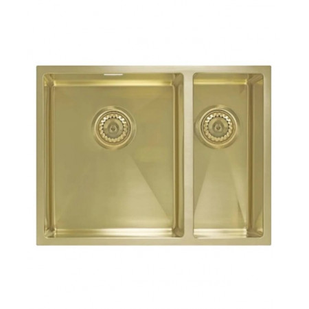Мойка нерж. сталь Seaman Eco Marino SME-575DR-LG (Light Gold) доп. чаша справа Мойка нерж. сталь Seaman Eco Marino SME-575DR-LG (Light Gold) доп. чаша справа