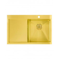 Мойка нерж. сталь Seaman Eco Marino SMV-780L-GS (Gold Satin) крыло слева