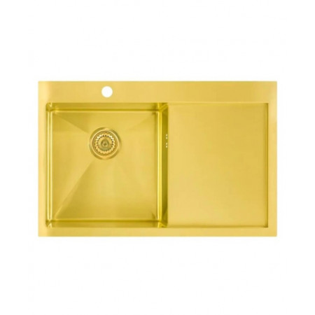 Мойка нерж. сталь Seaman Eco Marino SMV-780R-GS (Gold Satin) крыло справа Мойка нерж. сталь Seaman Eco Marino SMV-780R-GS (Gold Satin) крыло справа