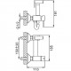 Гигиенический душ бронза F7503-4 Frap