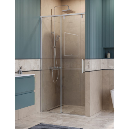 Душевая дверь шириной 100см BelBagno SOFT_CLOSE-1-BF-1-100-C-Cr профиль хром, стекло прозрачное Душевая дверь шириной 100см BelBagno SOFT_CLOSE-1-BF-1-100-C-Cr профиль хром, стекло прозрачное