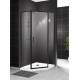 Душевой уголок BelBagno UNO-195-P-1-100-C-NERO Душевой уголок BelBagno UNO-195-P-1-100-C-NERO