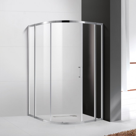 Душевой уголок Cezares MOLVENO-R-11-90+20-C-Cr-IV, 110х110х195, профиль хром, стекло прозрачное Душевой уголок Cezares MOLVENO-R-11-90+20-C-Cr-IV, 110х110х195, профиль хром, стекло прозрачное