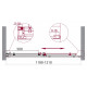 Душевая дверь BelBagno ACQUA-BF-1-120-C-Cr