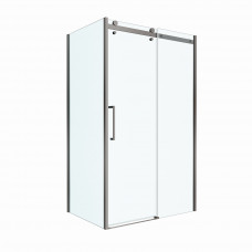 Душевой уголок BelBagno MARINO-2-AH-1-140/100-C-GM 140х100см профиль оружейная сталь, стекло прозрачное