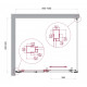 Душевой уголок BelBagno LUCE-AH-1-100/90-C-Cr Душевой уголок BelBagno LUCE-AH-1-100/90-C-Cr