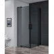 Душевой уголок Cezares SLIDER-A-2-70/80-GRIGIO-NERO