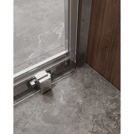Душевая дверь Cezares MOLVENO-BF-1-110-C-Cr-IV, 110х195, профиль хром, стекло прозрачное Душевая дверь Cezares MOLVENO-BF-1-110-C-Cr-IV, 110х195, профиль хром, стекло прозрачное