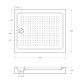 Поддон акриловый 110х90 Cezares TRAY-A-AH-110/90-15-W с сифоном Поддон акриловый 110х90 Cezares TRAY-A-AH-110/90-15-W с сифоном