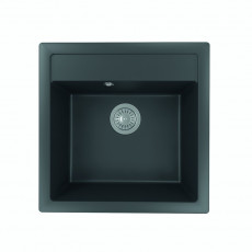Мойка кварцевая  Florentina  Липси 510 антрацит  (510 х 510)