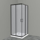 Душевой уголок BelBagno UNO-195-A-2-90-P-NERO Душевой уголок BelBagno UNO-195-A-2-90-P-NERO