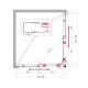 Душевой уголок BelBagno UNO-195-AH-2-100/90-P-Cr Душевой уголок BelBagno UNO-195-AH-2-100/90-P-Cr