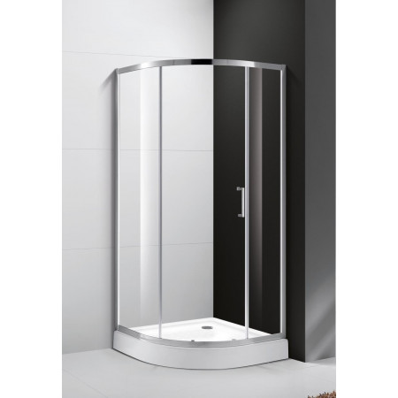 Душевой уголок Cezares MOLVENO-R-1-100-C-Cr-IV, 100х100х195, профиль хром, стекло прозрачное Душевой уголок Cezares MOLVENO-R-1-100-C-Cr-IV, 100х100х195, профиль хром, стекло прозрачное