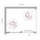 Душевой уголок BelBagno LUCE-AH-1-120/100-C-Cr Душевой уголок BelBagno LUCE-AH-1-120/100-C-Cr
