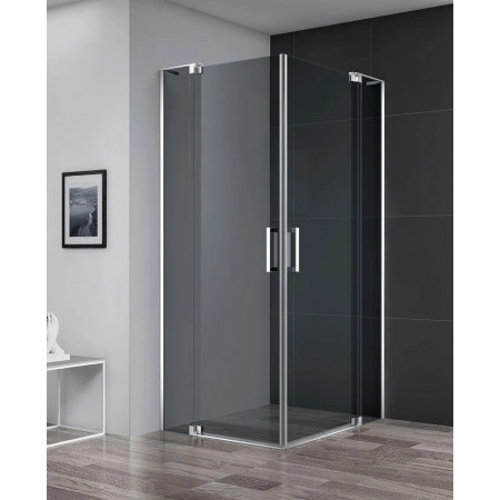 Душевой уголок Cezares SLIDER-A-2-70/80-GRIGIO-Cr Душевой уголок Cezares SLIDER-A-2-70/80-GRIGIO-Cr