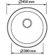 Мойка нерж. сталь Seaman Eco Wien SWT-450B 450 x 450 Мойка нерж. сталь Seaman Eco Wien SWT-450B 450 x 450