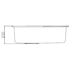 Мойка нерж. сталь Seaman Eco Wien SWT-6845 (Micro-satin *5) 686 x 456