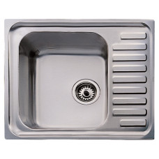 Мойка стальная CLASSIC 1B 1/2D Полированная 650 х 500 Teka