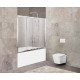 Шторка на ванну BelBagno UNIQUE-VF-2-150/180-140-P-Cr Шторка на ванну BelBagno UNIQUE-VF-2-150/180-140-P-Cr