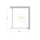 Душевая перегородка BelBagno KRAFT-L-1-80-C-NERO Душевая перегородка BelBagno KRAFT-L-1-80-C-NERO