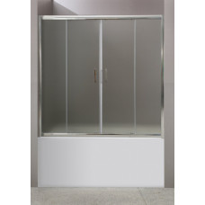 Шторка для ванны в проём BelBagno UNO-VF-2-170/145-P-Cr
