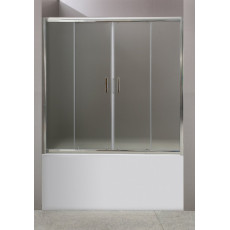 Шторка для ванны в проём BelBagno UNO-VF-2-170/145-P-Cr