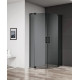 Душевой уголок Cezares SLIDER-R-2-80/90-GRIGIO-NERO Душевой уголок Cezares SLIDER-R-2-80/90-GRIGIO-NERO