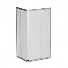 Душевой уголок BelBagno DUE-AH-2-100/80-C-Cr