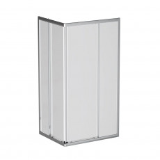 Душевой уголок BelBagno DUE-AH-2-100/80-C-Cr