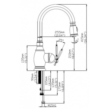 Смеситель Seaman Eco Koblenz SSN-2168P Смеситель Seaman Eco Koblenz SSN-2168P