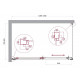 Душевой уголок BelBagno LUCE-AH-1-130/80-C-Cr Душевой уголок BelBagno LUCE-AH-1-130/80-C-Cr