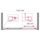 Дверь в проём BelBagno UNIQUE-BF-1-110/125-P-Cr Дверь в проём BelBagno UNIQUE-BF-1-110/125-P-Cr