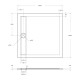 Акриловый поддон 100х100 BelBagno TRAY-BB-DUE-A-100-4-W0 без сифона Акриловый поддон 100х100 BelBagno TRAY-BB-DUE-A-100-4-W0 без сифона