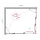Душевой уголок LUCE-AH-22-140/115-C-Cr Душевой уголок LUCE-AH-22-140/115-C-Cr