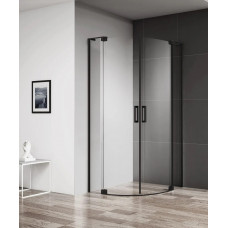 Душевой уголок Cezares SLIDER-R-2-80/90-C-NERO