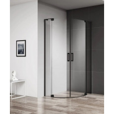 Душевой уголок Cezares SLIDER-R-2-80/90-C-NERO