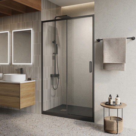 Дверь в проём BelBagno LUCE-BF-1-120-C-NERO Дверь в проём BelBagno LUCE-BF-1-120-C-NERO