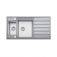 Мойка нерж. сталь Seaman Eco Roma SMR-9750B2 (вентиль-автомат) 970 x 500