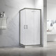 Душевой угол Veconi RV-27GM 1000x800x1900 оружейная сталь прозрачное RV27GM-10080-01-C8