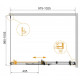 Душевой уголок Cezares STYLUS-SOFT-A-1-100/100-C-Cr