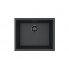 Мойка кварцевая для кухни ALVEUS OMNI 30 GRANITAL DEEP BLACK-G90 BE 550x450x198 с сифоном 1148151
